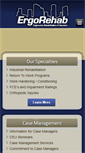 Mobile Screenshot of ergorehab.net