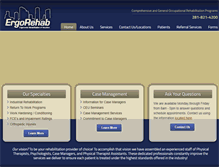 Tablet Screenshot of ergorehab.net